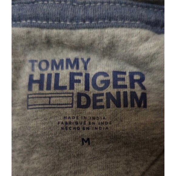 Tommy Hilfiger Denim Painter THD 1985 NYC Gray Red White Blue Medium T-Shirt - Picture 11 of 13
